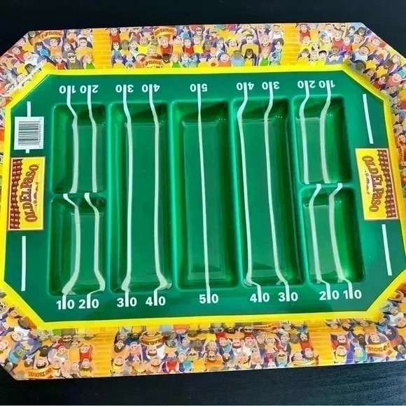 Old El Paso Football Stadium Chips & Dip Appetizer Serving Tray Platter 1999 - Picture 2 of 5